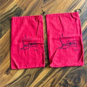 Christian Louboutin Signature Red Dust Bags